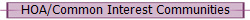 HOA/Common Interest Communities
